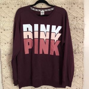 PINK crew sweatshirt